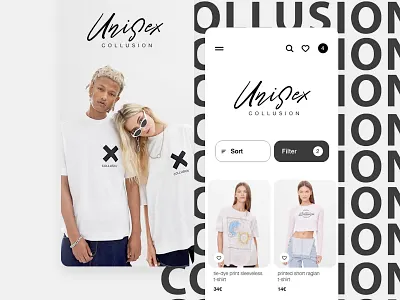 Fashion UI black fashion fashion app mobile mobile app mobile app design mobile ui model photo photography