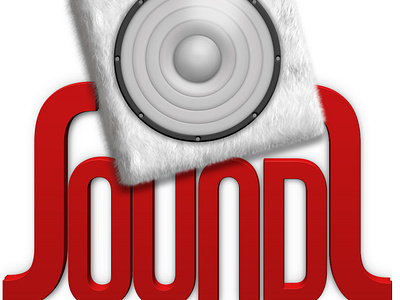 Sounds Radio Logo Graphic 3d branding design graphic design illustration logo typography