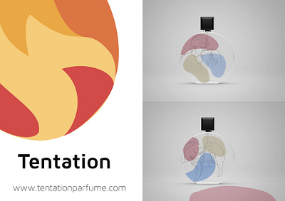 TENTATION branding design logo vector