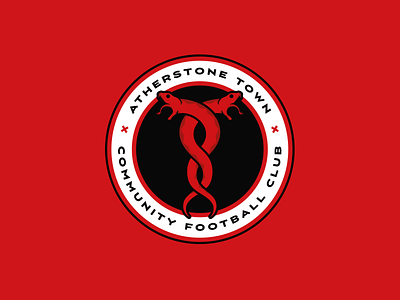 Atherstone Town Community Football Club badge brand branding crest design football graphic design icon identity illustration logo type vector