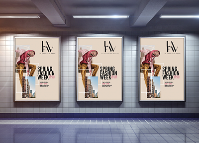 LA FASHION WEEK AD MOCKUP design fashion illustration lafashionweek mockup