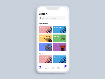 Art Supply Search