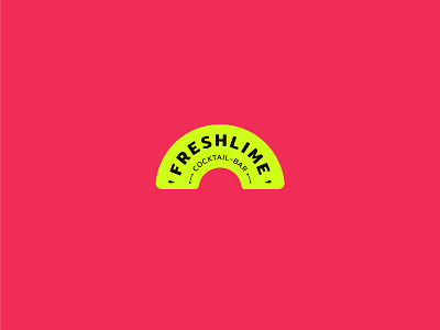 Freshlime Bar branding design icon logo minimal type typography