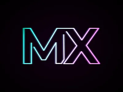 Logitech MX Rebound black branding lettering logitech typography