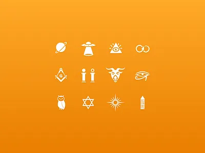 Illuminaticons aliens baphomet conspiracy eye eye of ra freemason goat icons illuminati masonry new world order ouroboros owl pillars pyramid saturn snake spaceship star of david ufo