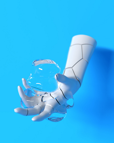 blue 3d abstract alperdurmaz animation art design digitalart hand illustration motiondesigner rendering