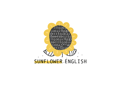 Sunflower English brand design brand identity