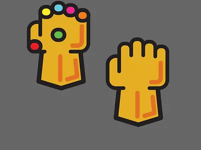 iGauntlet design icon illustration illustrator vector