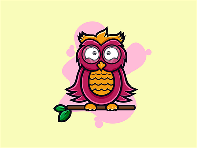 PINKY OWL america brand branding clothing design dribble finance ideas illustration instagram law logo logoinspirations logoplace mark owl pink realestate vector zerologicstudio