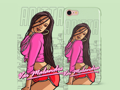 Anitta - Vai Malandra game gaming graphics gta illustration illustrator music musician pop singer vector