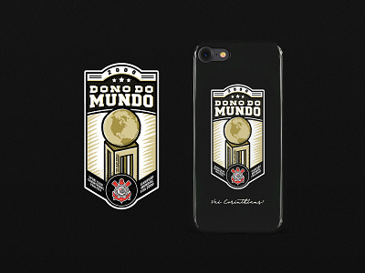 Corinthians - World Champion 2000 badge champion championships design emblem graphics illustration illustrator logo soccer soccer badge vector worldcup