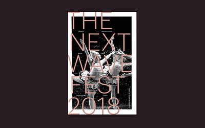 The Next Wave Festival Guide arts and culture typography