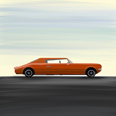 RETRO CAR illustration retro vehicle