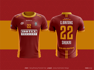 G.Bintang Jersey Dribble Template 10 art branding design graphic design minimal sublimation type typography