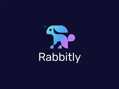 Rabbitly Speaking! brand / icon design animal animals brand identity branding design illustration logo design logotype minimal mobile app rabbit rabbit logo rabbits ui vector visual design