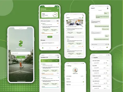 Work Management App adobe ilustrator animation concept design illustration lottie mobile app design ui ux