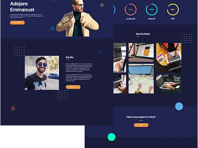 Personal Portfolio Design design minimal personal branding portfolio portfolio design portfolio page portfolio site portfolio website ui ux web website design
