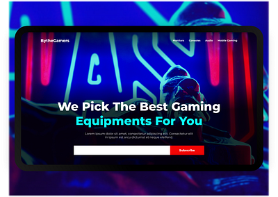 Gaming Equipments Guide art best buy branding business creative design gaming gaming website guideline minimal newsletter typography ui uidaily uidesign vibrant vibrant color vibrant colors visual design web