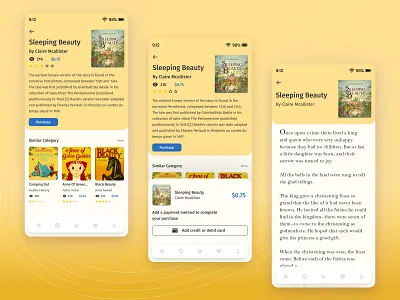 Acrid Book- Concept of the virtual reading platform. Screen- 07 android animation app apple application branding colour creative design graphic design illustration logo minimal mobile motion graphics phone typography ui ux