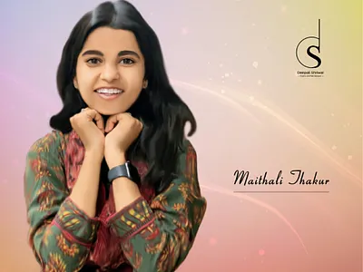 Smudge Painting for the Pure Soul Maithali Thakur :)