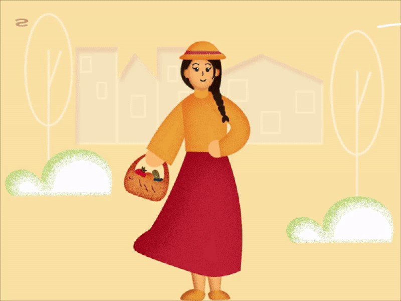 a windy day animation design flat graphic design graphics design illustration illustrator logo motion design vector