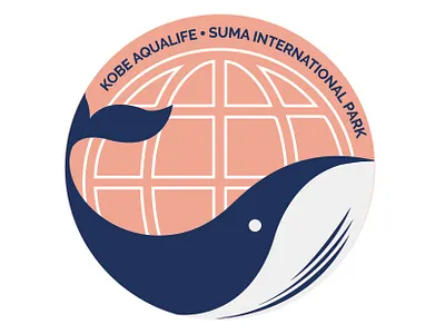 Kobe Aquarium - Logotype & Branding aquarium art brand branding communication design france french graphic design graphic designer guideline illustration kobe logotype print