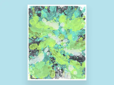 Spray 1 - Day 1 art clean color colorful design digital art digital painting graphics illustration minimal neon paint painting spray spray can spray paint spraycan spraypaint