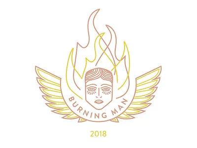 Burning Man - Logotype & Branding branding burning man communication design festival festival poster france french frenchie graphic design graphic designer logotype print