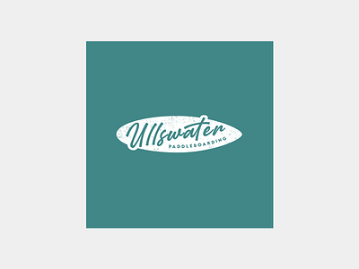 Branding | Ullswater Paddleboarding brush lettering lettering logo logo design logo design branding paddleboard sport surf typogaphy typography logo vector visual