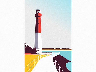 Lighthouse design illustration vector