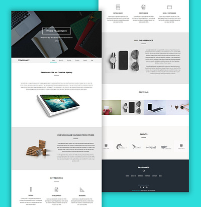 TemplateToaster Website Builder | Passionate Web Theme web app web design web development website website builder website design