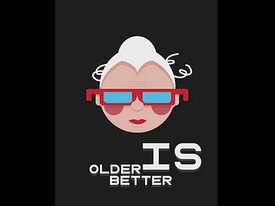 Older is better W adobe illustrator character character design illustration