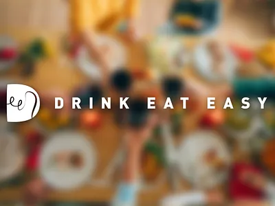 Drink Eat Easy branding design illustration label logo recipe typography ui ux vector web app web design web development wine