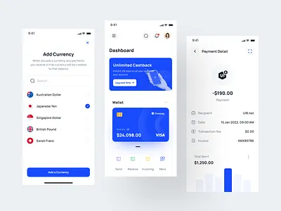 Overpay - Finance Dashboard UI Kit bank banking dashboard design finance financial fintech ios mobile mobile responsive money responsive saving ui ui8 uidesign uikit ux web design website