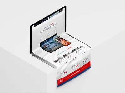 Insurance Website desktop design insurance mockup website design