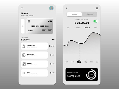 IOS Finance MOnthly Budget design financial app financial business financial services illustration ios app design ios icon ios xs logo design ui ui design