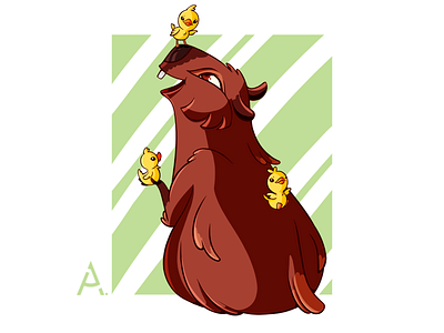 Capybara art cg cgart design digital digitalart graphic illustration kids