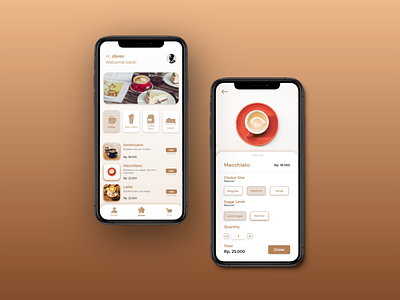 Exploration - Coffee Shop app coffeeshop mockups ui uidesign ux