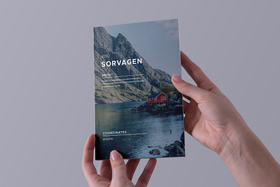 Brochure Sorvagen art baner branding brochure creative data design minimal poster typography