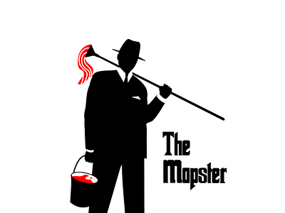 The Mopster design graphic design inkscape mop parody