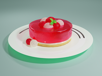 Pitaya Cake 🍰🐉 3d 3d blender 3d illustration app blender cakes design dessert booking app desserts graphic design illustration mobile pitaya pitaya cake ui ui design uiux