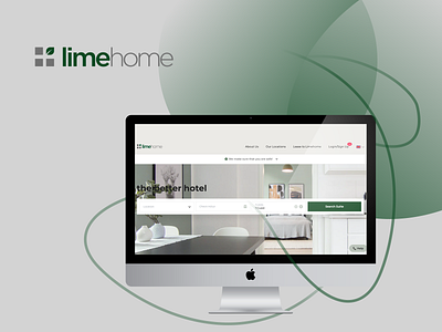 LimeHome apartments concept dark green design design figma figma fresh grey hotel silver software development ui upplabs user experience user experience design ux wealthy web webdesign white