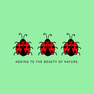 Ladybug design illustration stationery tshirt