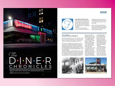 Cover Feature Design and Creative Direction art direction consulting creative direction design diners editorial design food good design llc graphic design greek food magazine pandemic restaurants