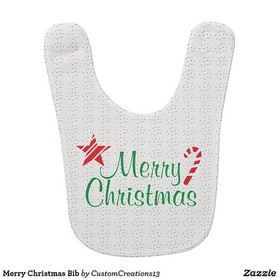 Merry Christmas Bib babies baby babybib bib christmas merry christmas zazzle