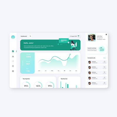 dashboard design for AI website adobe xd art branding classy clean dashboard design dashboard ui design illustration minimal ui ux web website