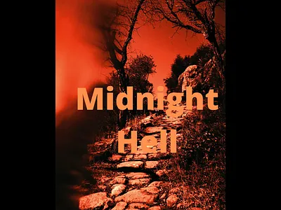 The Midnight Hell branding design ebook cover ebook design