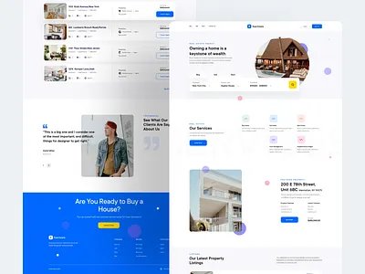 Real Estate : Home Page Exploration apartment mortgage property search real estate rent rentals ui user interface ux web website