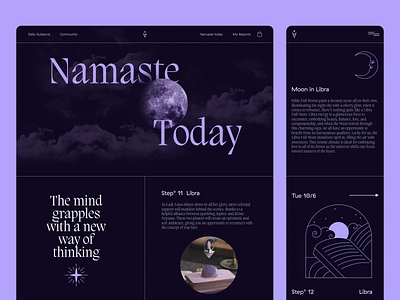 Case Study: Astrology Website Design animation astrology branding case study design ecommerce graphic design illustration interface motion design motion graphics ui user experience ux web web animation web design web pages website website design