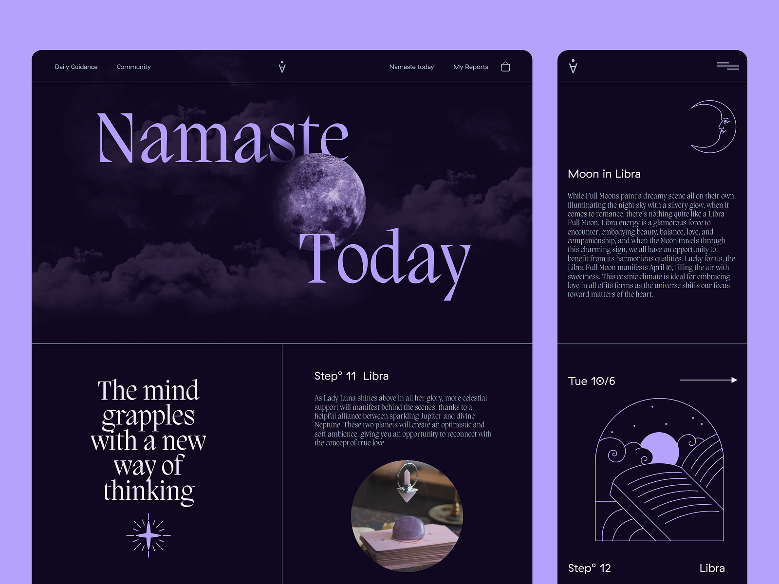 Case Study Astrology Website Design by tubik UX for tubik on Dribbble
